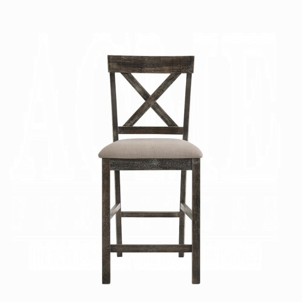 Brand New Weathered Gray 7pc Counter Height Dining Set