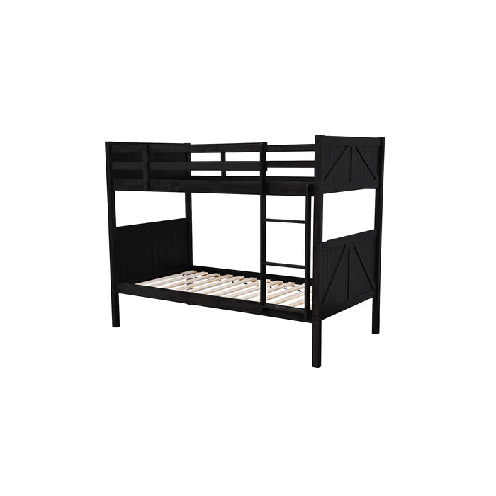 Brand New Twin/Twin Wood Bunkbed (3 Colors)