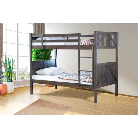 Brand New Twin/Twin Wood Bunkbed (3 Colors)