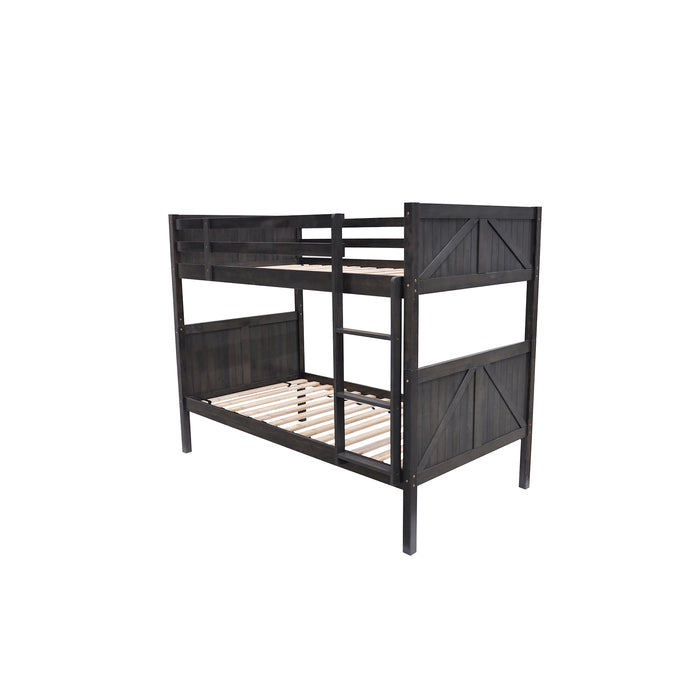 Brand New Twin/Twin Wood Bunkbed (3 Colors)