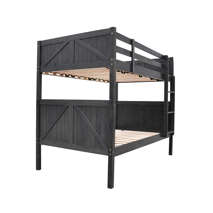 Brand New Twin/Twin Wood Bunkbed (3 Colors)