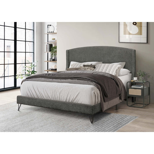 Brand New Fabric Platform Bed (3 Colors)