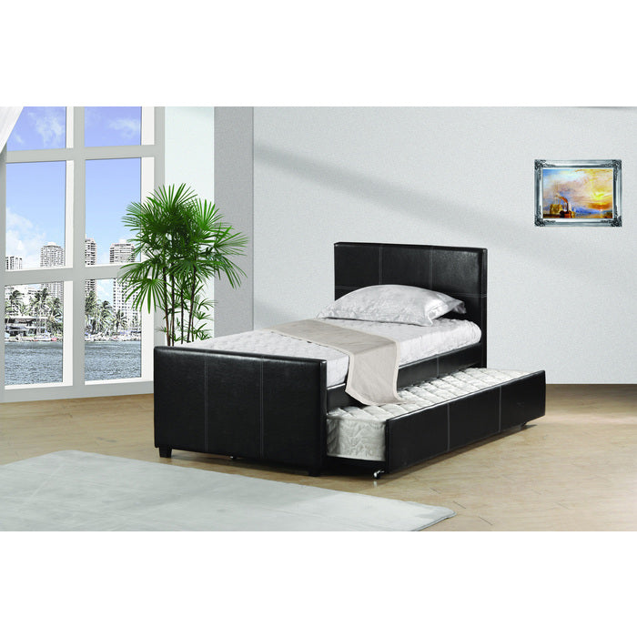 Brand New Black Platform Bed With Trundle (Twin or Full)