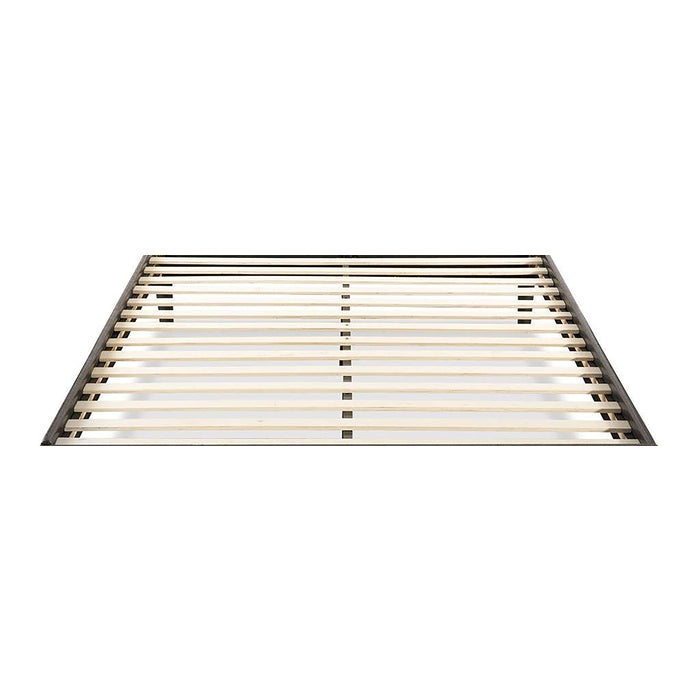 Brand New Beige Linen Fabric Platform Bed (4 Sizes)