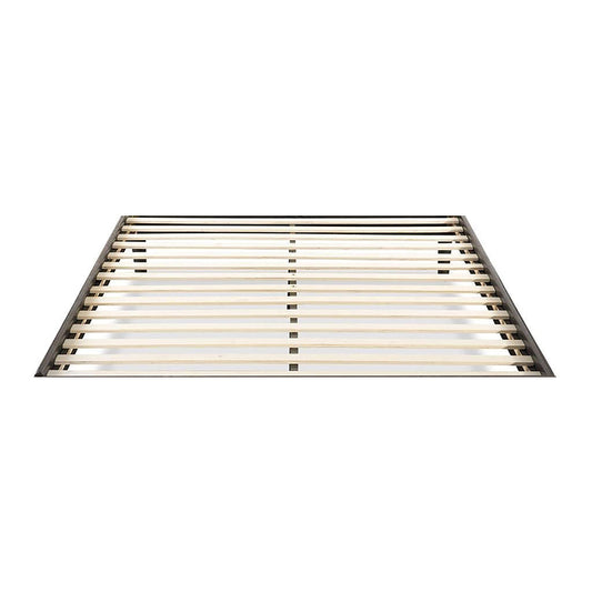 Brand New Beige Linen Fabric Platform Bed (4 Sizes)