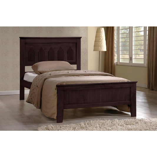 Brand New Espresso Wood Platform Bed (Twin or Full)
