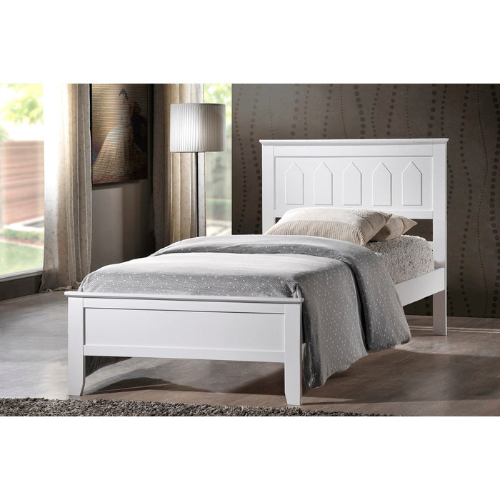 Brand New White Wood Platform Bed (Twin or Full)
