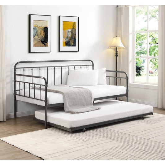 Brand New Twin Size Metal Daybed w/Trundle (2 Colors)
