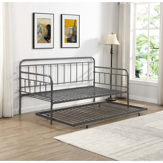 Brand New Twin Size Metal Daybed w/Trundle (2 Colors)
