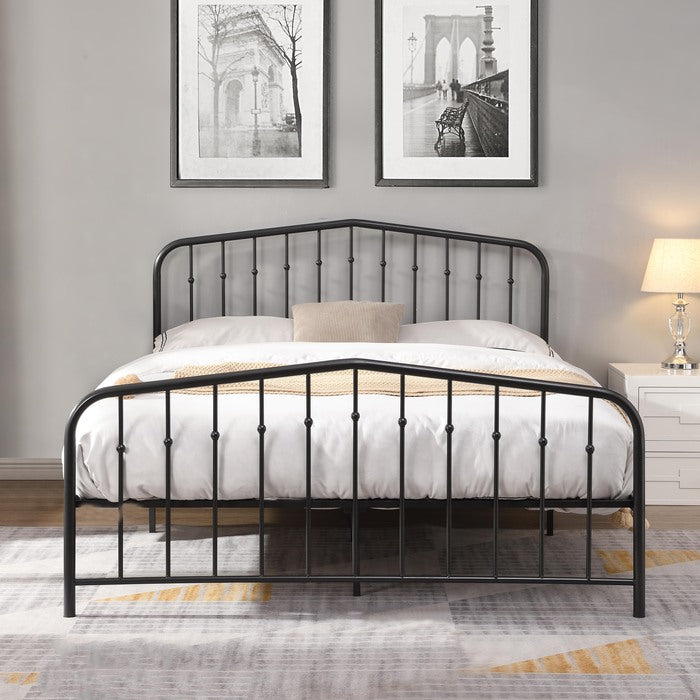 Brand New Black Metal Platform Bed (3 Sizes)