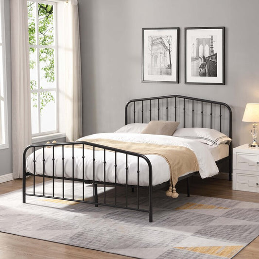 Brand New Black Metal Platform Bed (3 Sizes)
