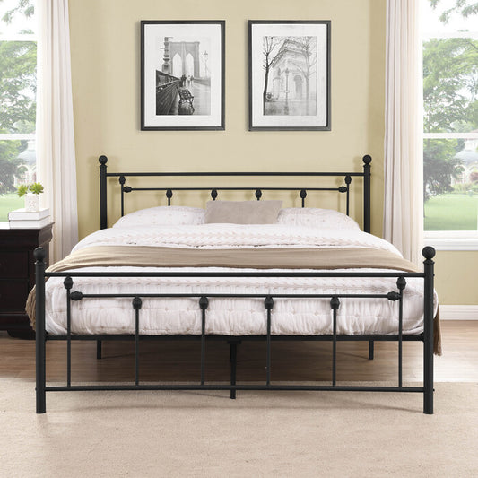 Brand New Black Metal Platform Bed (3 Sizes)