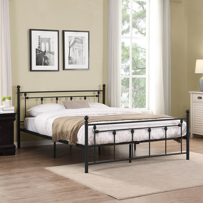 Brand New Black Metal Platform Bed (3 Sizes)