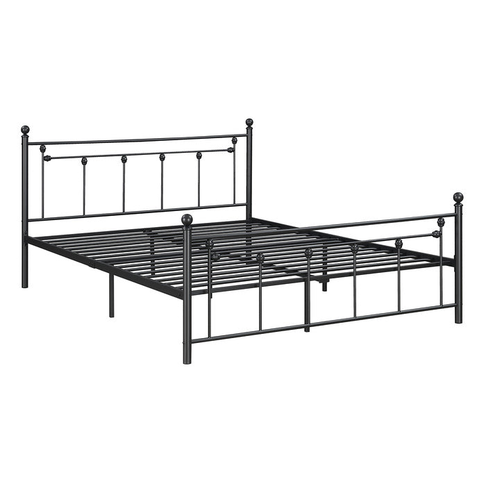 Brand New Black Metal Platform Bed (3 Sizes)