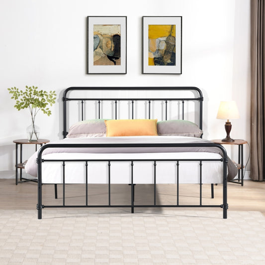 Brand New Black Metal Platform Bed (3 Sizes)