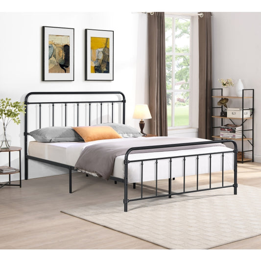 Brand New Black Metal Platform Bed (3 Sizes)