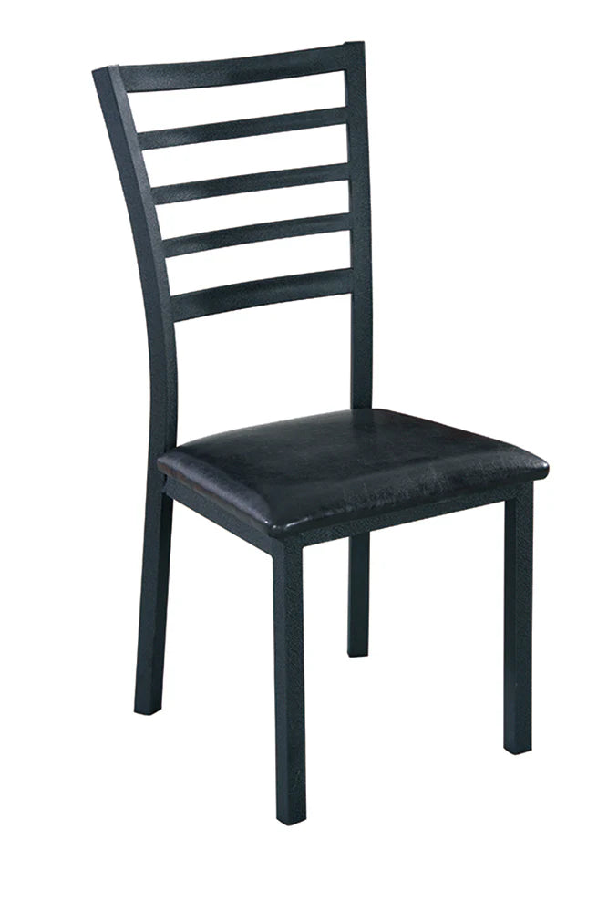 Brand New Wood Top Table & 4 Chairs Set.