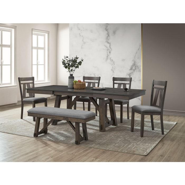 Brand New Double Leaf 6pc Dining Set (2 Colors)