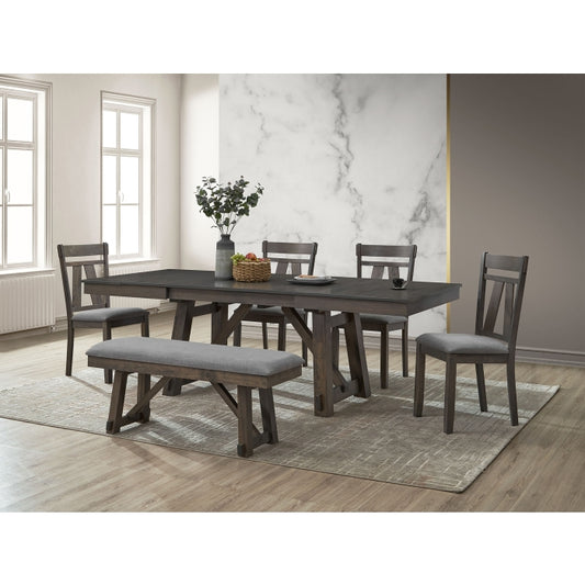 Brand New Double Leaf 6pc Dining Set (2 Colors)