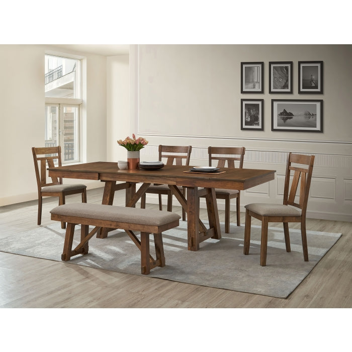 Brand New Double Leaf 6pc Dining Set (2 Colors)