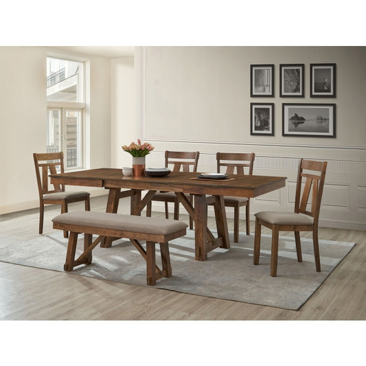 Brand New Double Leaf 6pc Dining Set (2 Colors)