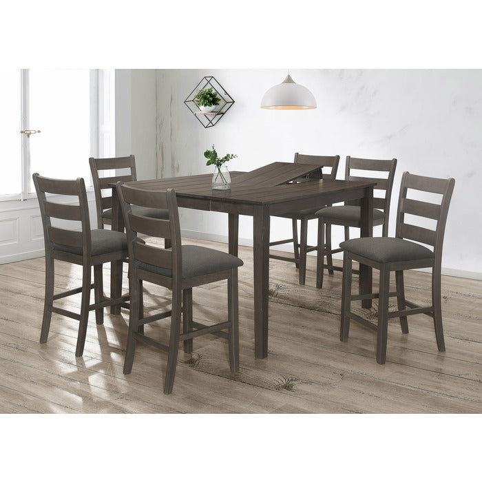 Brand New Grey 7pc Counter Height Dining Set