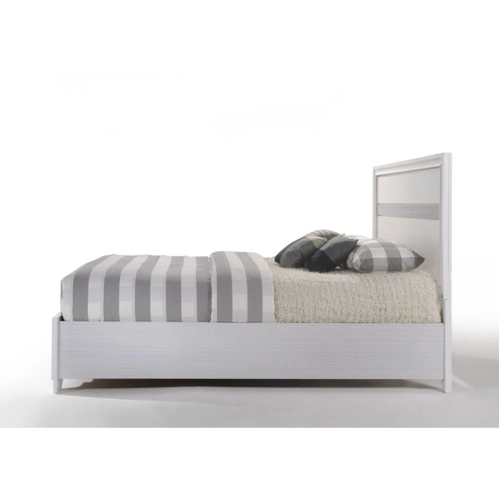 Brand New King Size White Finish Platform Bed