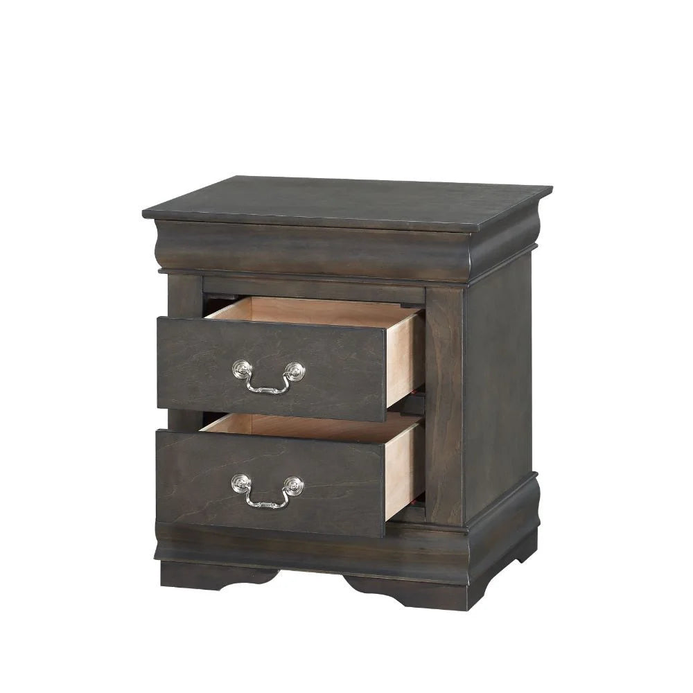 Brand New King 4pc Dark Grey Bedroom Set