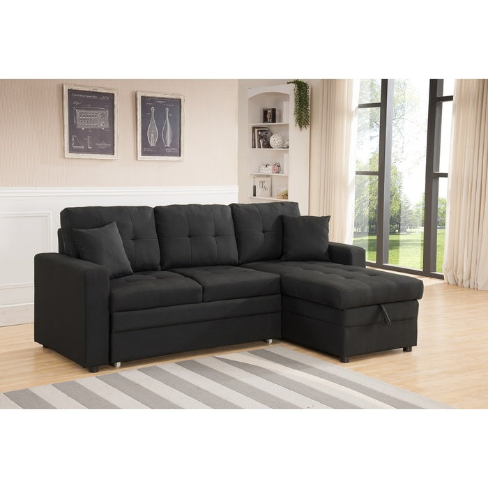 Brand New Sectional With Pull out Bed & Storage (3 Colors)