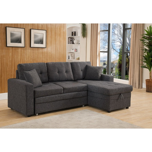 Brand New Sectional With Pull out Bed & Storage (3 Colors)
