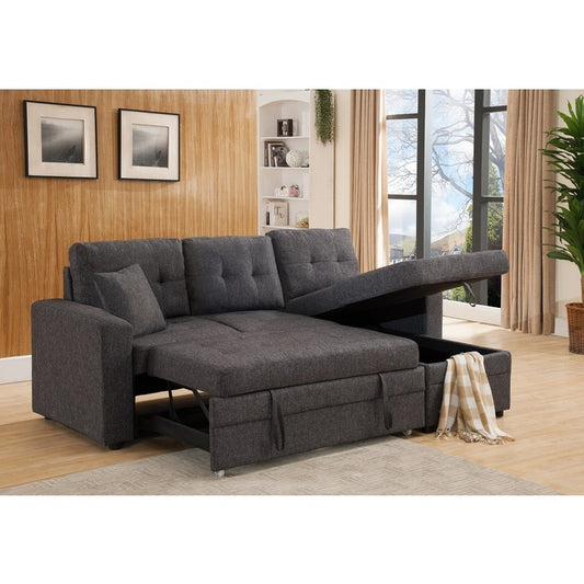 Brand New Sectional With Pull out Bed & Storage (3 Colors)