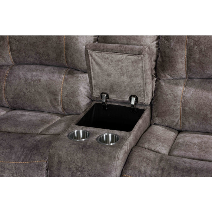 Brand New Fabric POWER Sectional w/USB (2 Colors)