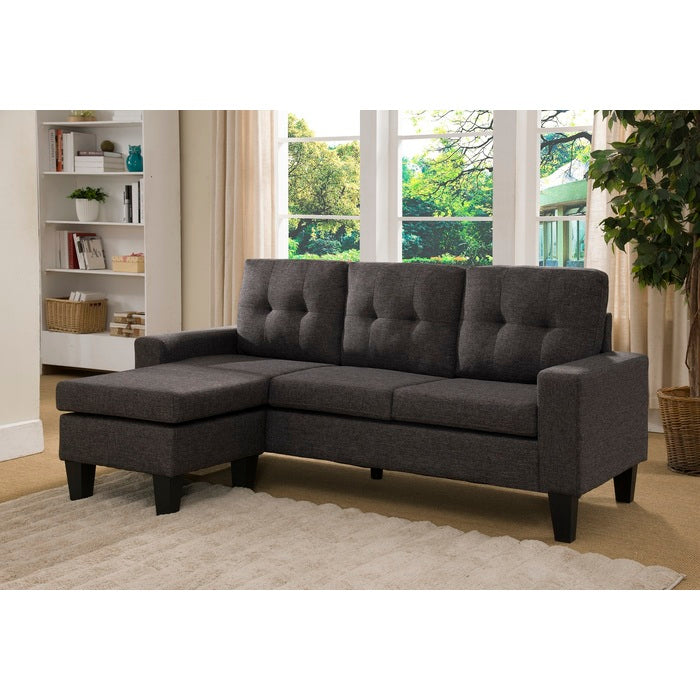 Brand New Small Sofa With Reversible Chaise (4 Colors)