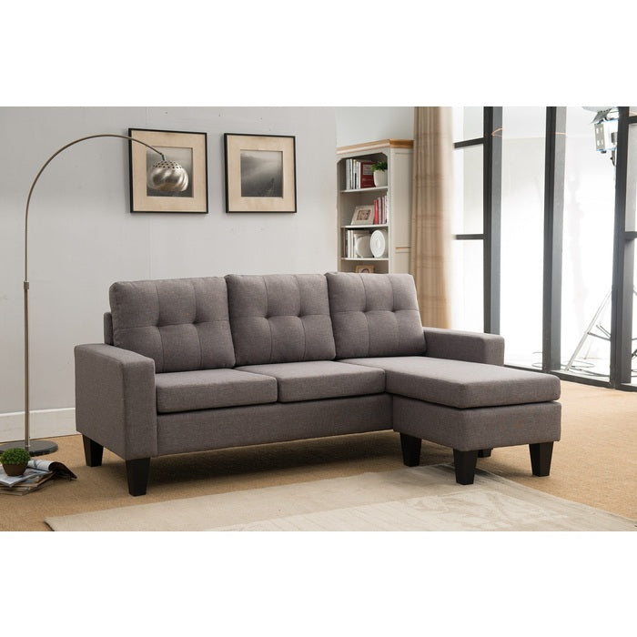 Brand New Small Sofa With Reversible Chaise (4 Colors)