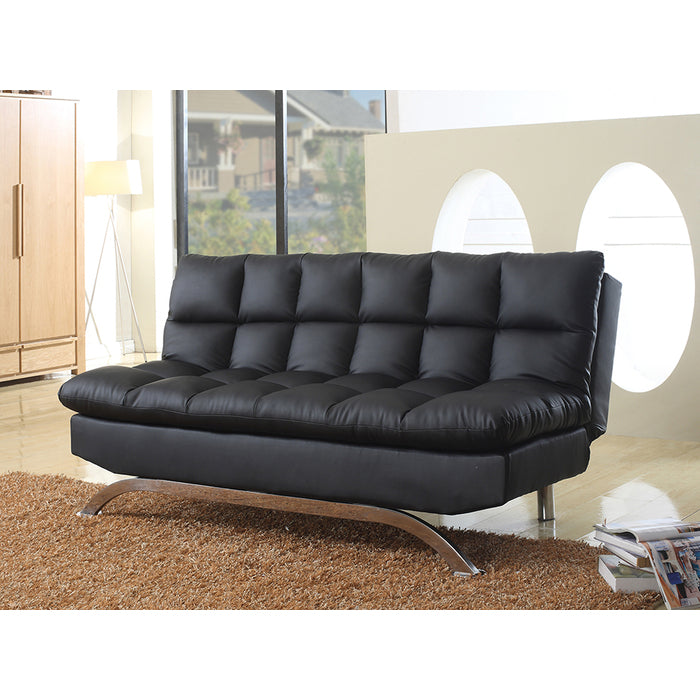 Brand New Faux Leather Adjustable Sofa (Black or Brown)