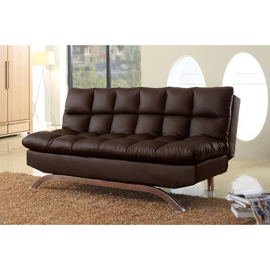 Brand New Faux Leather Adjustable Sofa (Black or Brown)