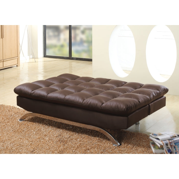 Brand New Faux Leather Adjustable Sofa (Black or Brown)