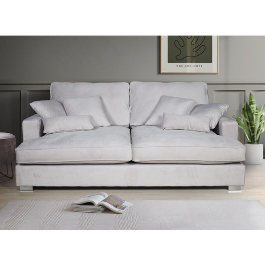 Brand New Velvet Fabric Oversized Loveseat (2 Colors)