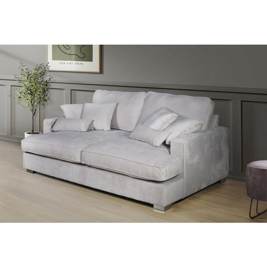 Brand New Velvet Fabric Oversized Loveseat (2 Colors)