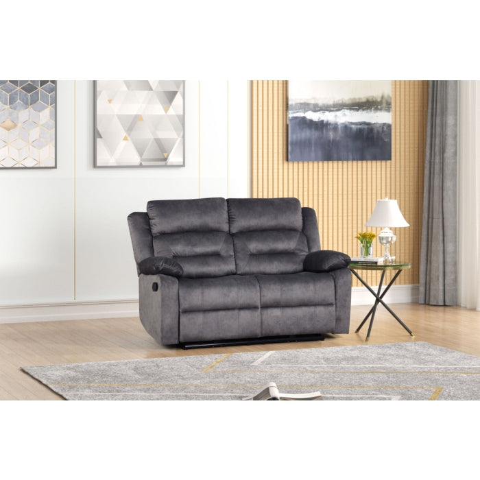Brand New Fabric Manual Loveseat (3 Colors)
