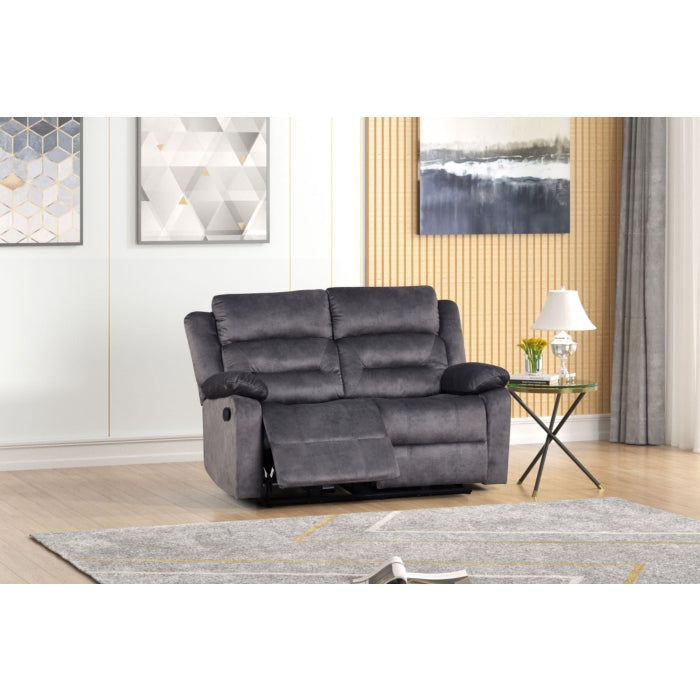 Brand New Fabric Manual Loveseat (3 Colors)