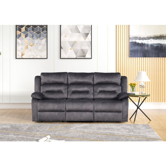 Brand New Fabric Manual Reclining Sofa (3 Colors)