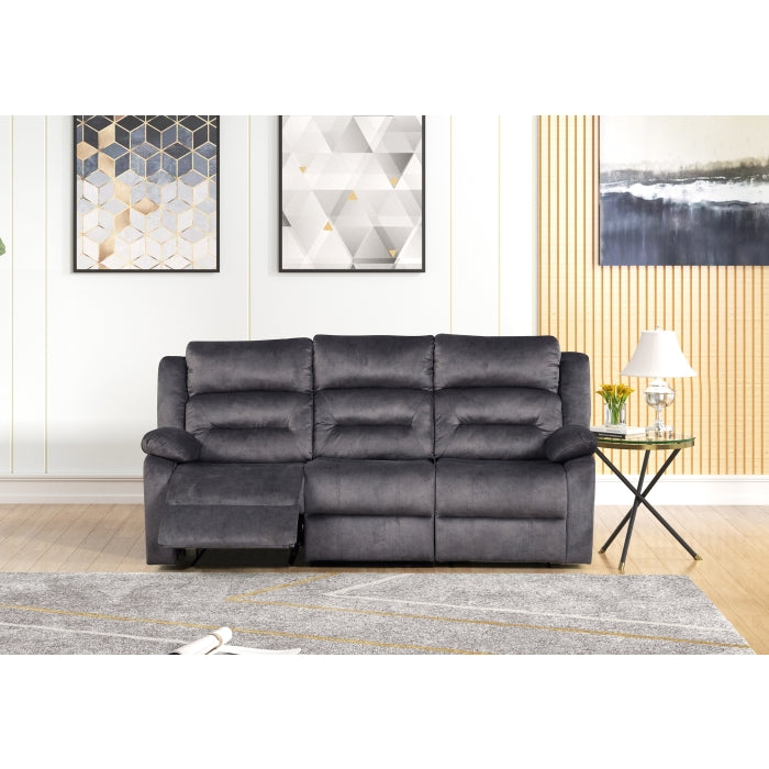 Brand New Fabric Manual Reclining Sofa (3 Colors)