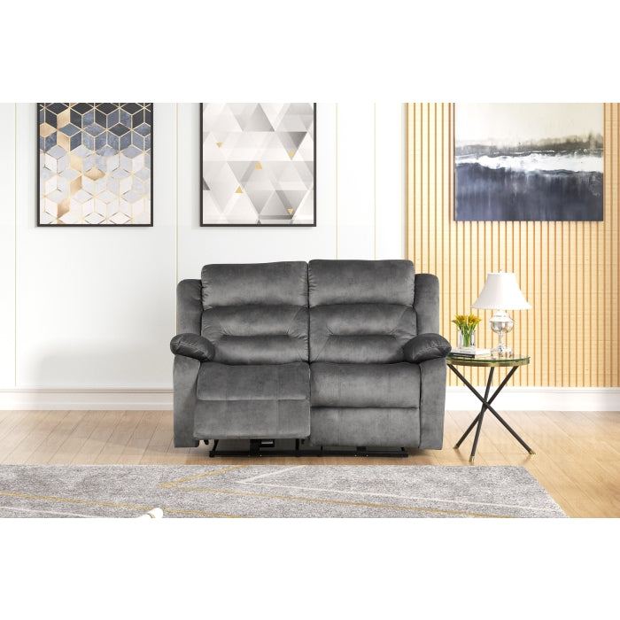 Brand New Fabric Manual Loveseat (3 Colors)