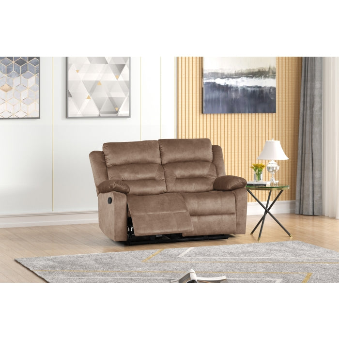 Brand New Fabric Manual Loveseat (3 Colors)