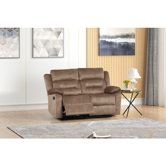 Brand New Fabric Manual Loveseat (3 Colors)