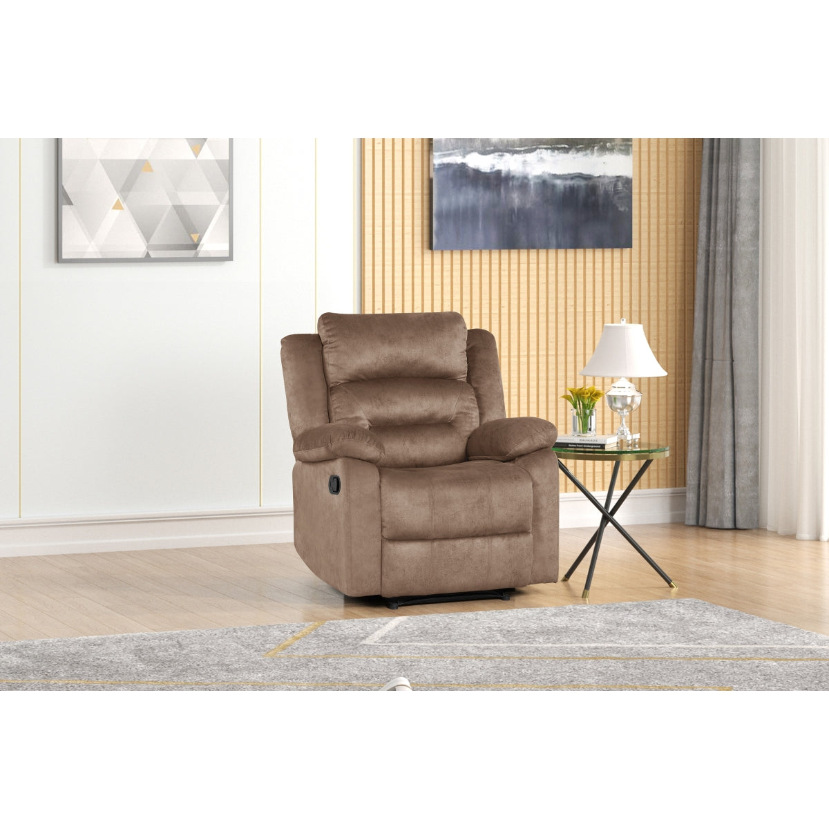 Brand New Fabric Manual Reclining Chair (3 Colors)