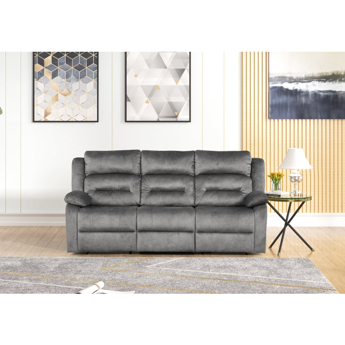 Brand New Fabric Power Reclining Sofa (3 Colors)