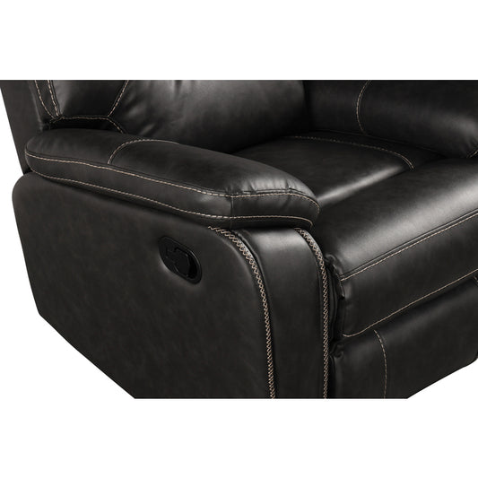 Brand New Manual Recliner Breathable Air Leather Loveseat (3 Colors)