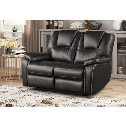 Brand New Power Recliner Breathable Air Leather Loveseat (3 Colors)